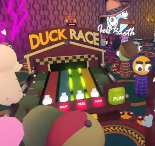 Duck Race betting table in Gamble With Your Friends casino